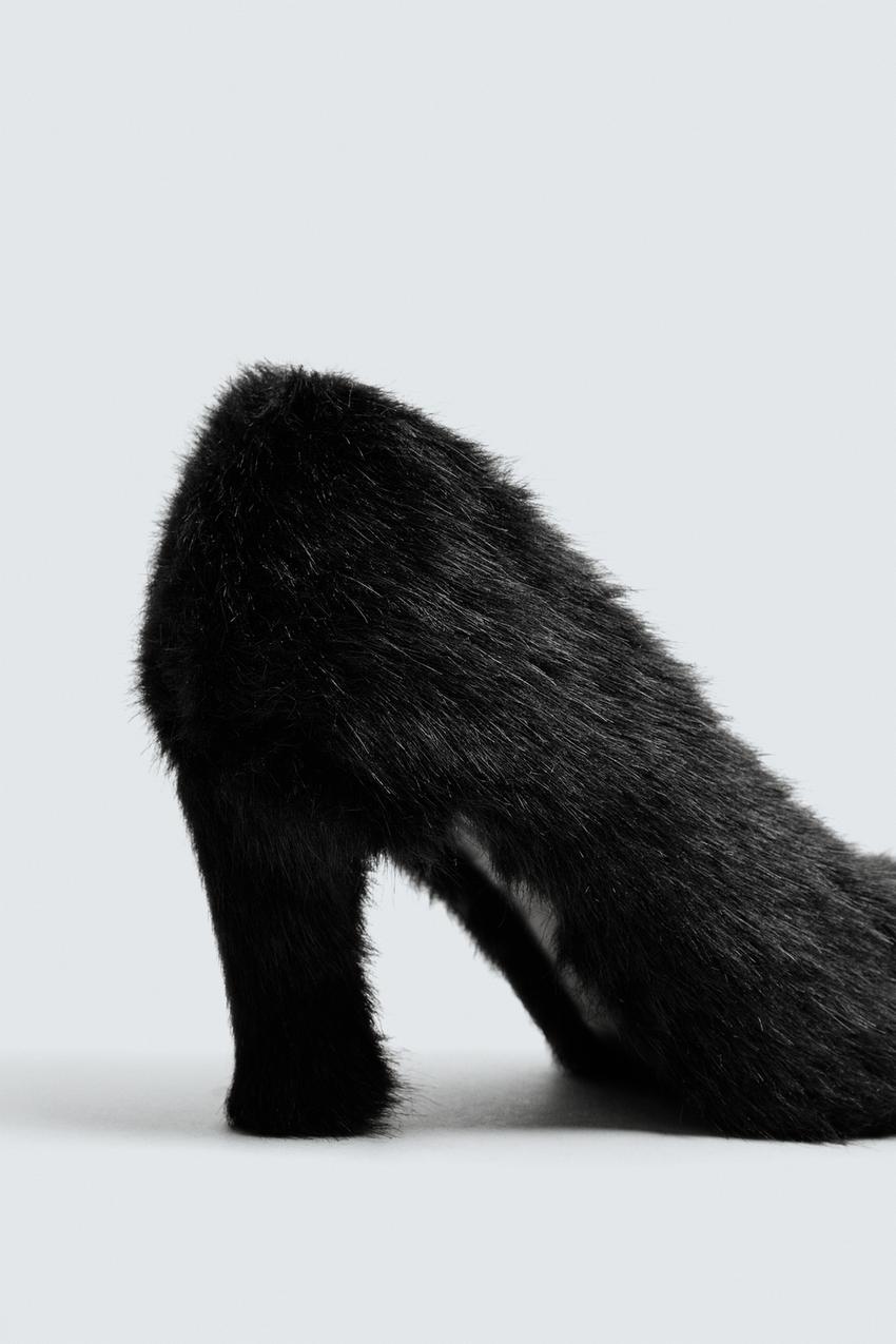 Faux Fur Shoes Harry Lambert for Zara x Disney