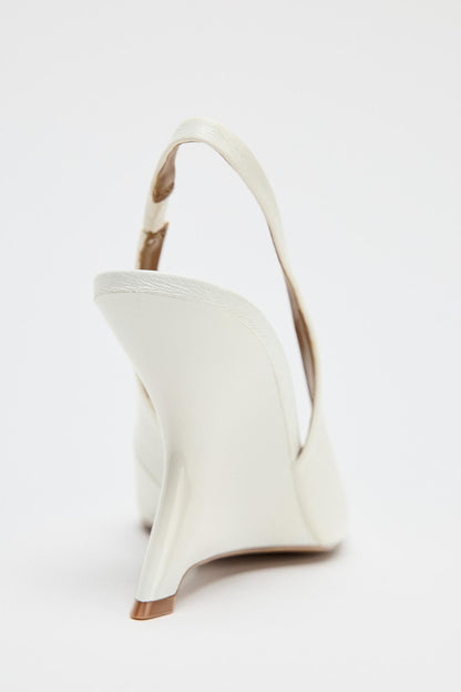 Asymmetric Heel Shoes