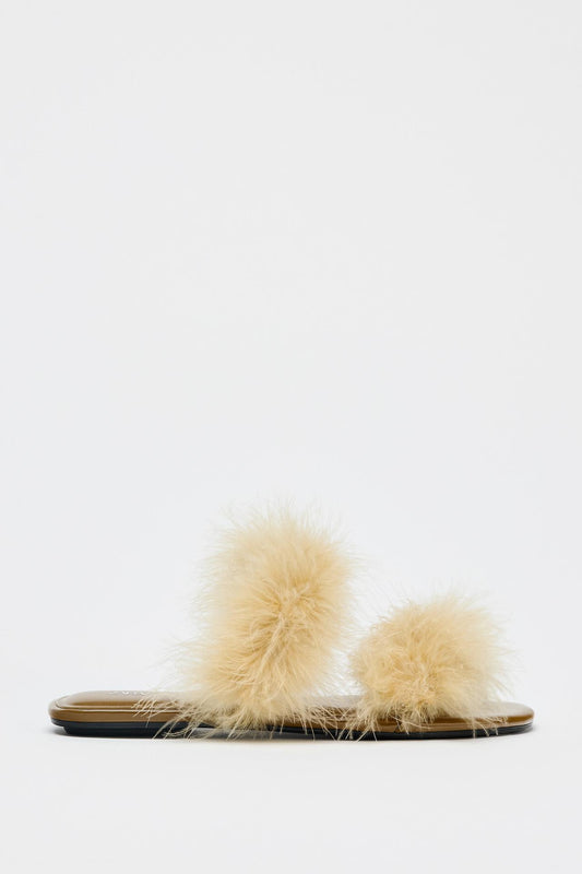 Feather Strap Sandals