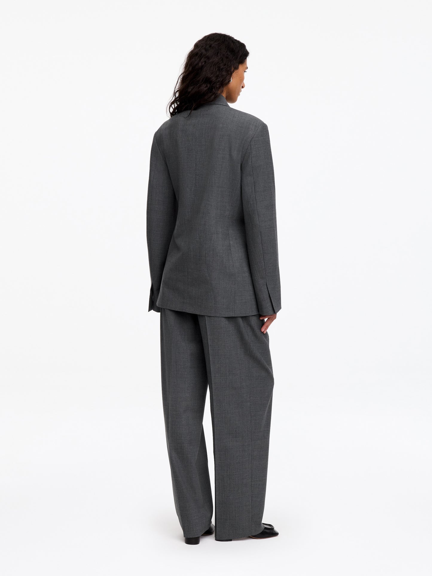 Wool-Blend Blazer