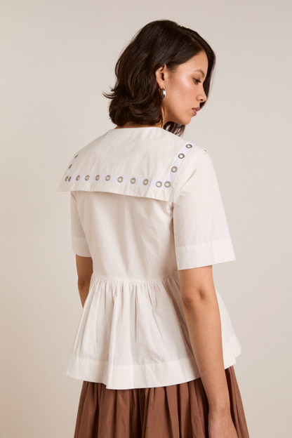 Cyrus Eyelet Blouse