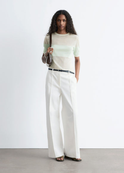 Fine-knit T-Shirt