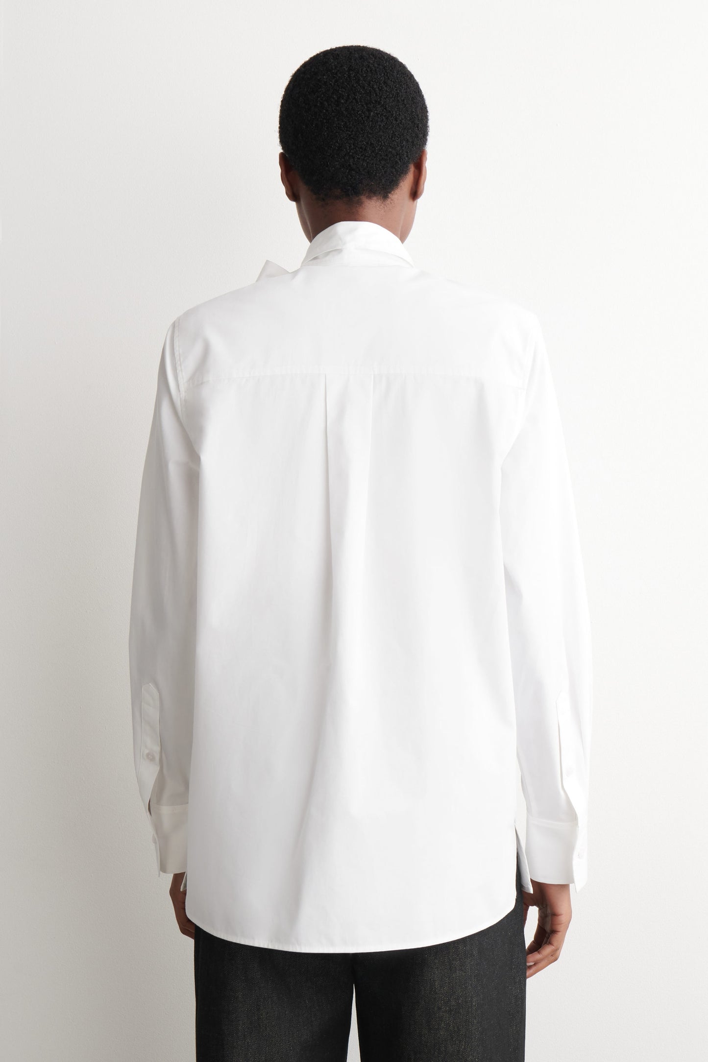 Bow-Detail Cotton Blouse