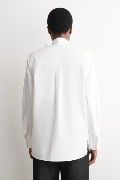 Bow-Detail Cotton Blouse