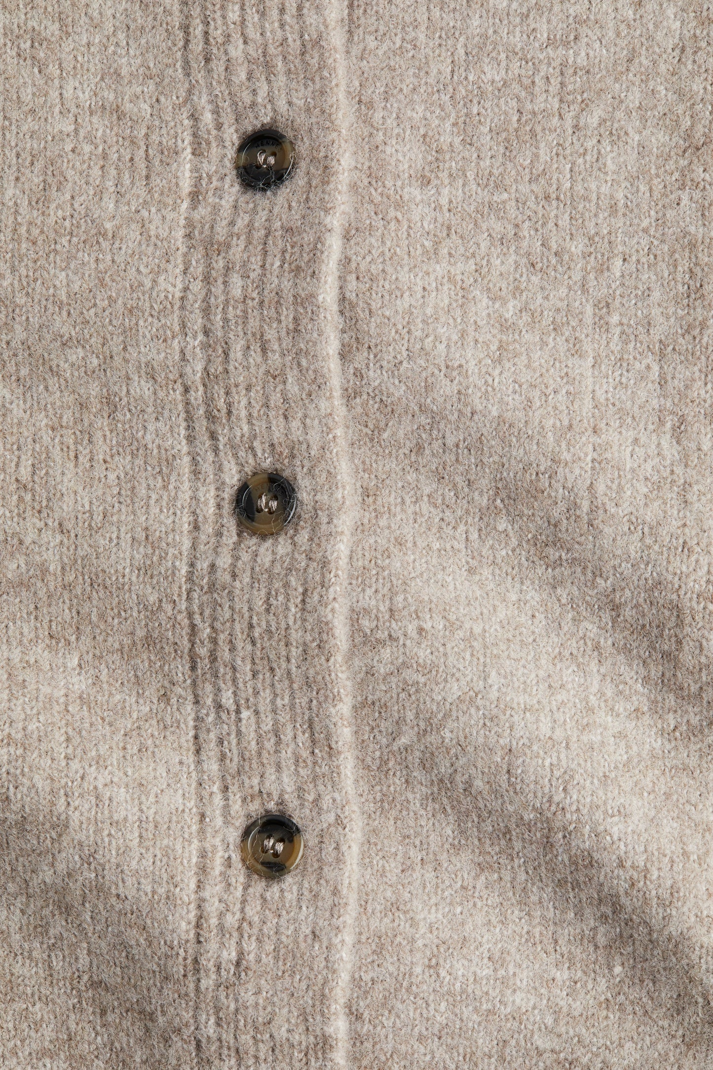 Scarf-detail cardigan
