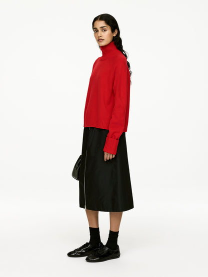 Roll-Neck Wool Jumper