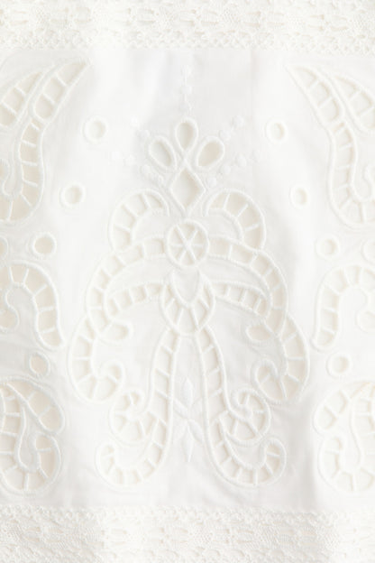 Broderie anglaise strappy top