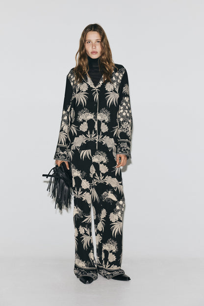 Printed resort shirt