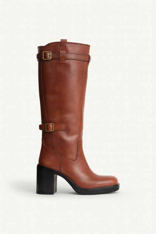 Leather Buckle Boots Limited Edition
