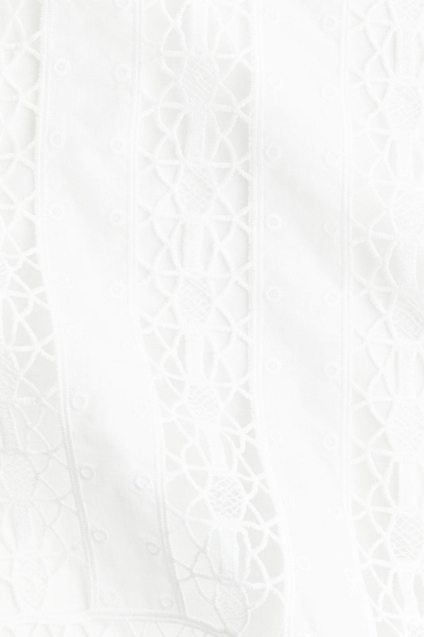 Lace-inset strappy dress