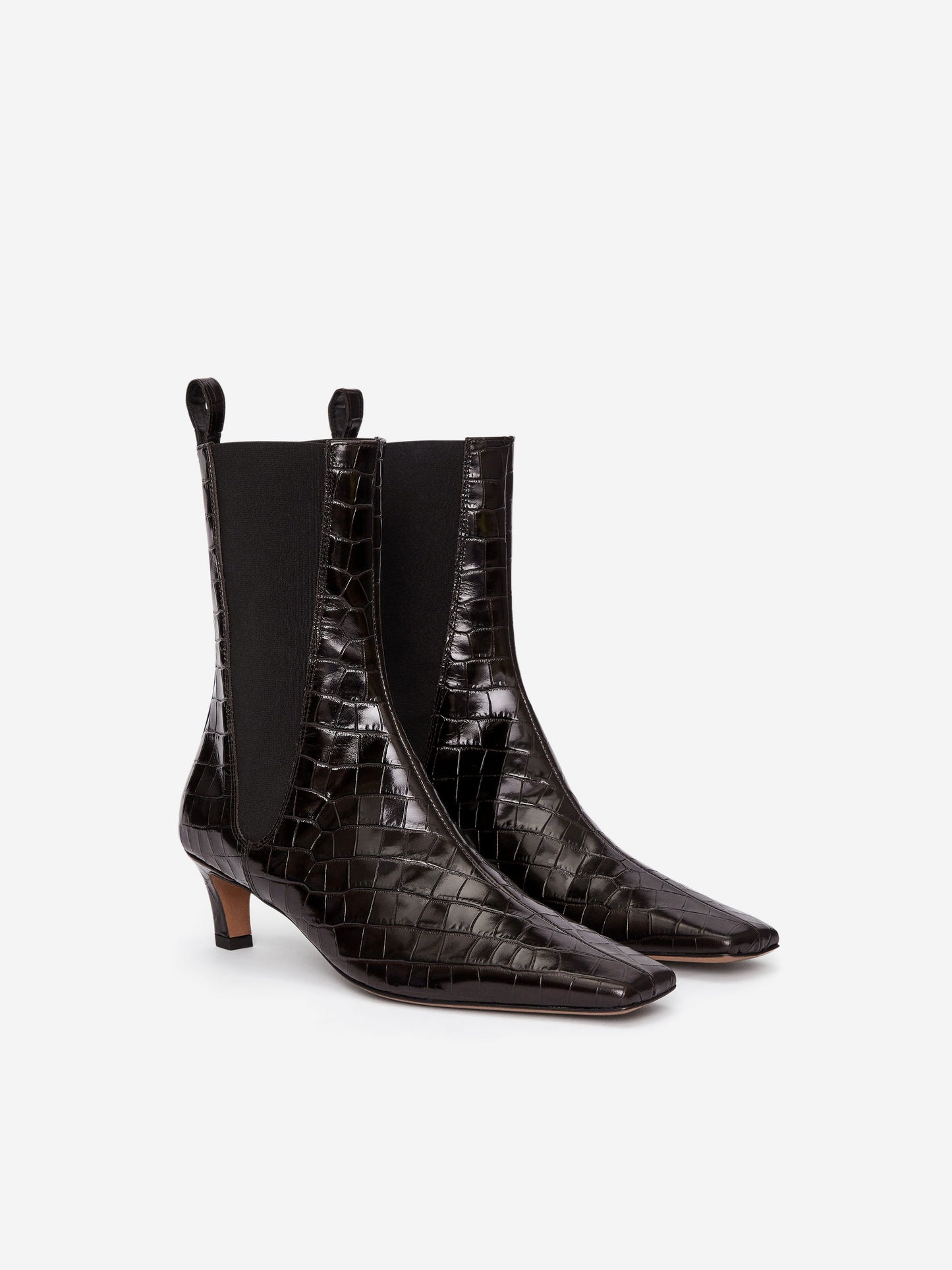 Square-Toe Ankle Boots
