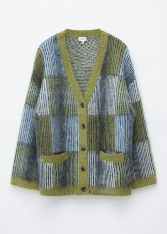 Mohair Blend Cardigan - Green/Multi Colour - & Other Stories GB