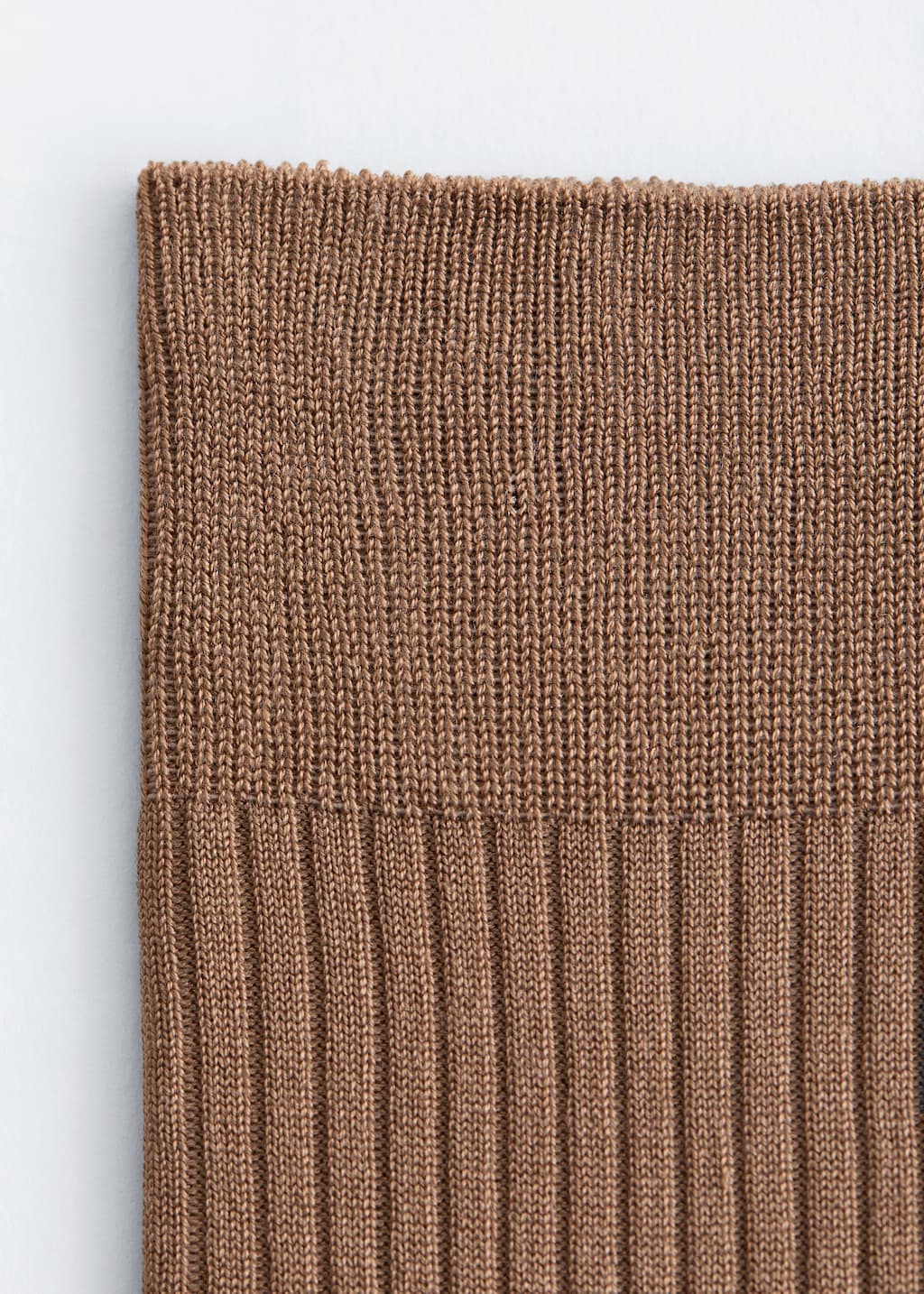 Silk-Blend Ribbed Socks