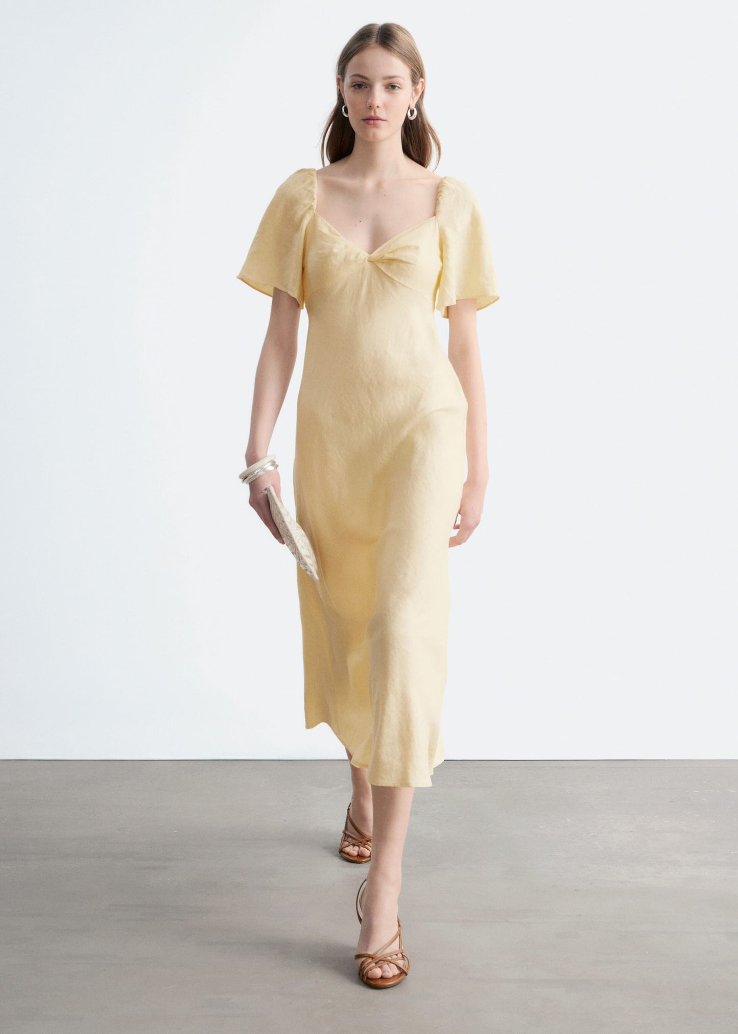 Linen Midi Dress