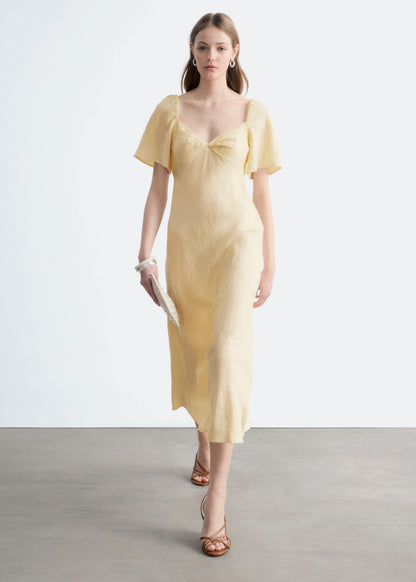 Linen Midi Dress