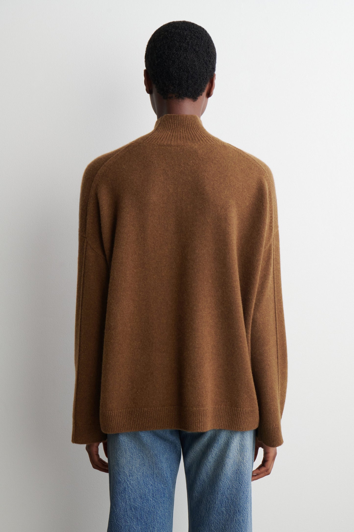 Cashmere Funnel-Neck Jumper