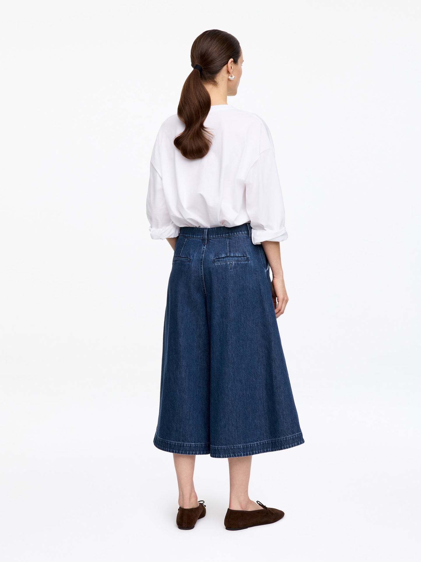 Denim Culotte Trousers