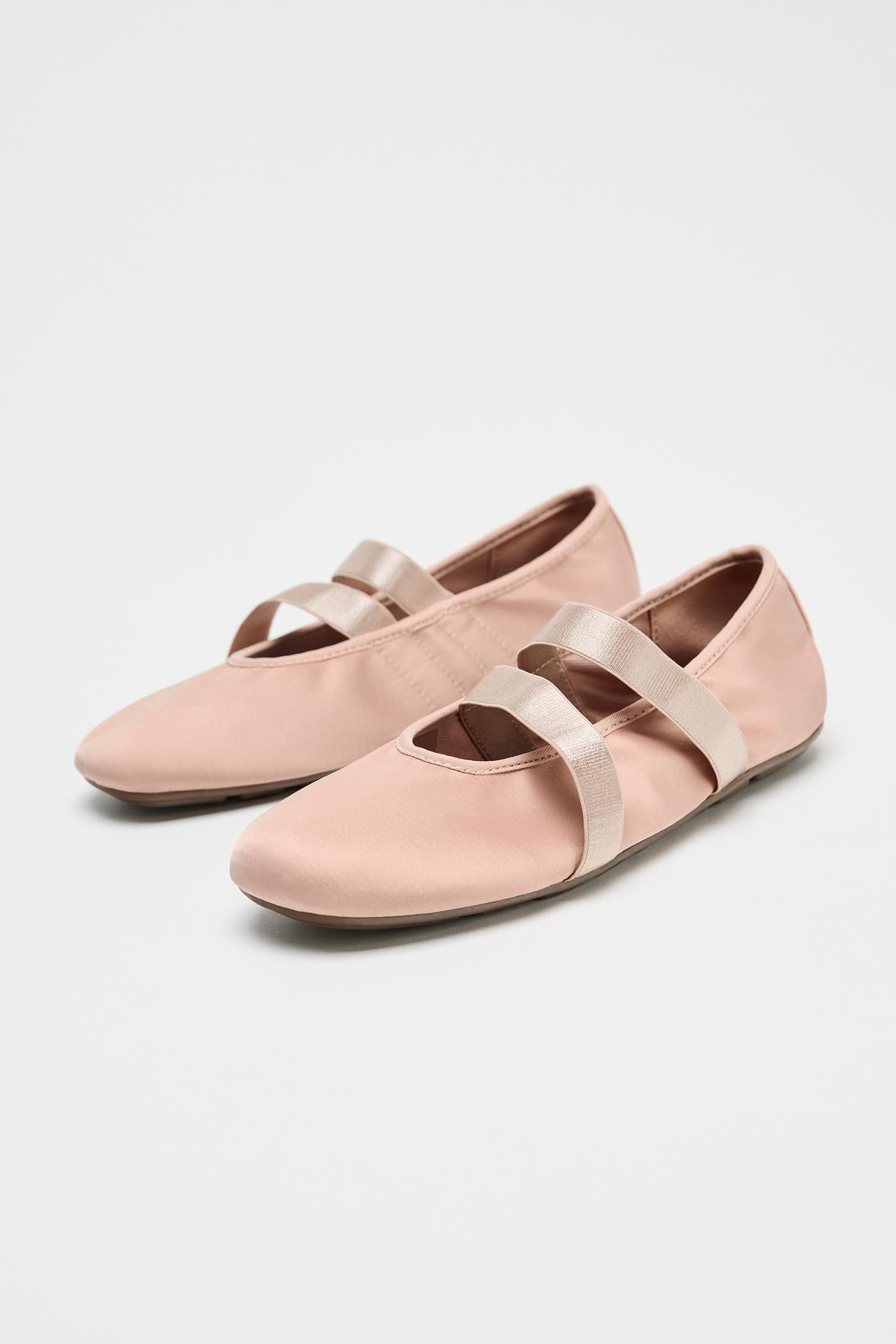Elasticated ballerinas