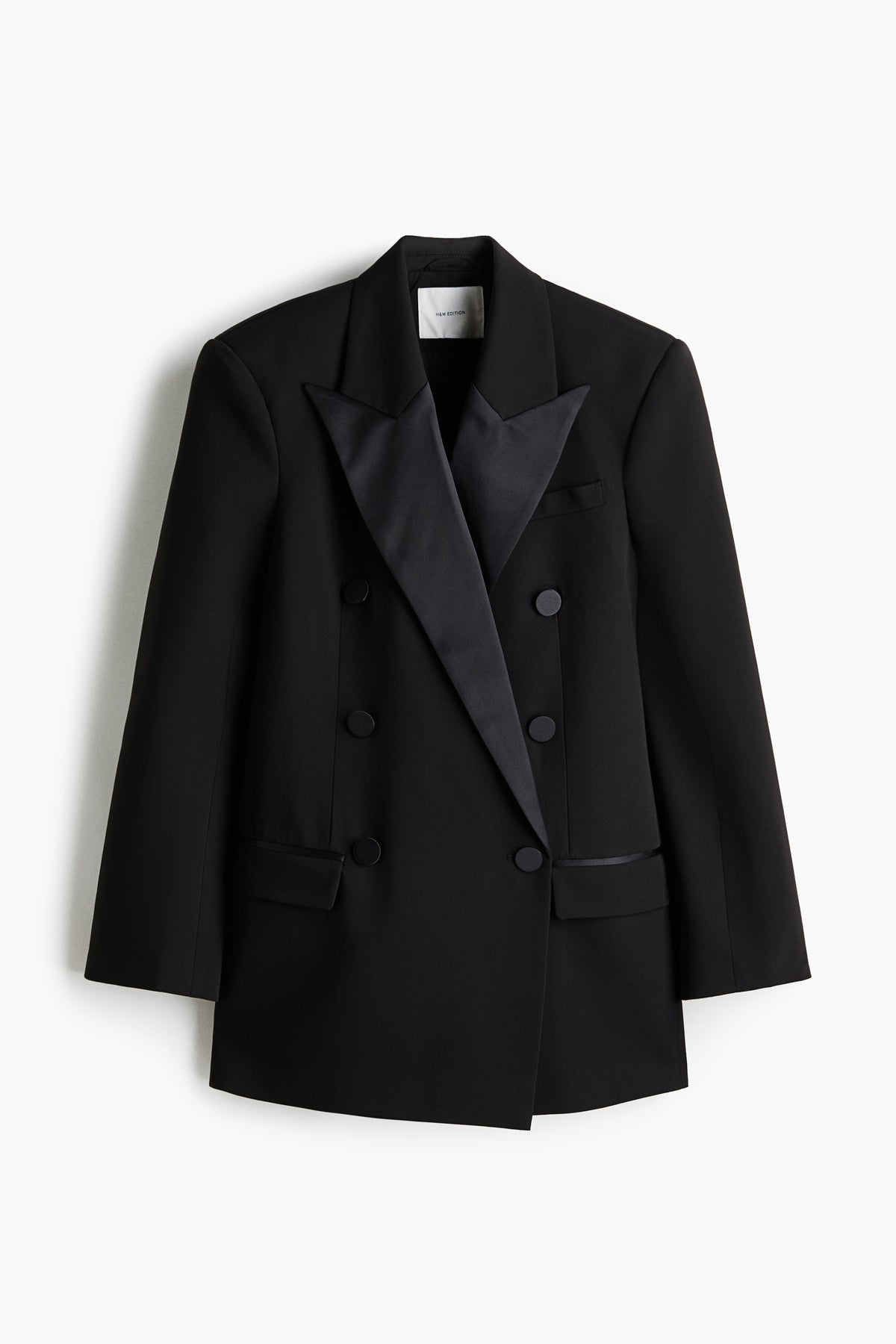 Double-breasted tuxedo blazer – Newin.Style
