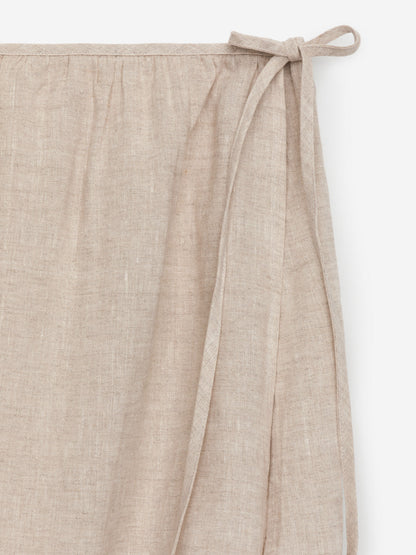 Linen Wrap Skirt