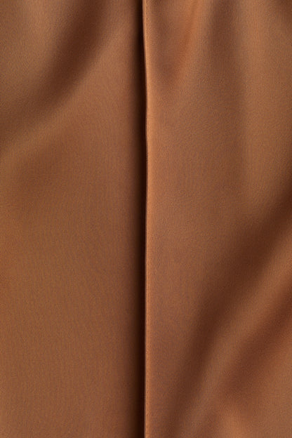 Wide crease-detail trousers