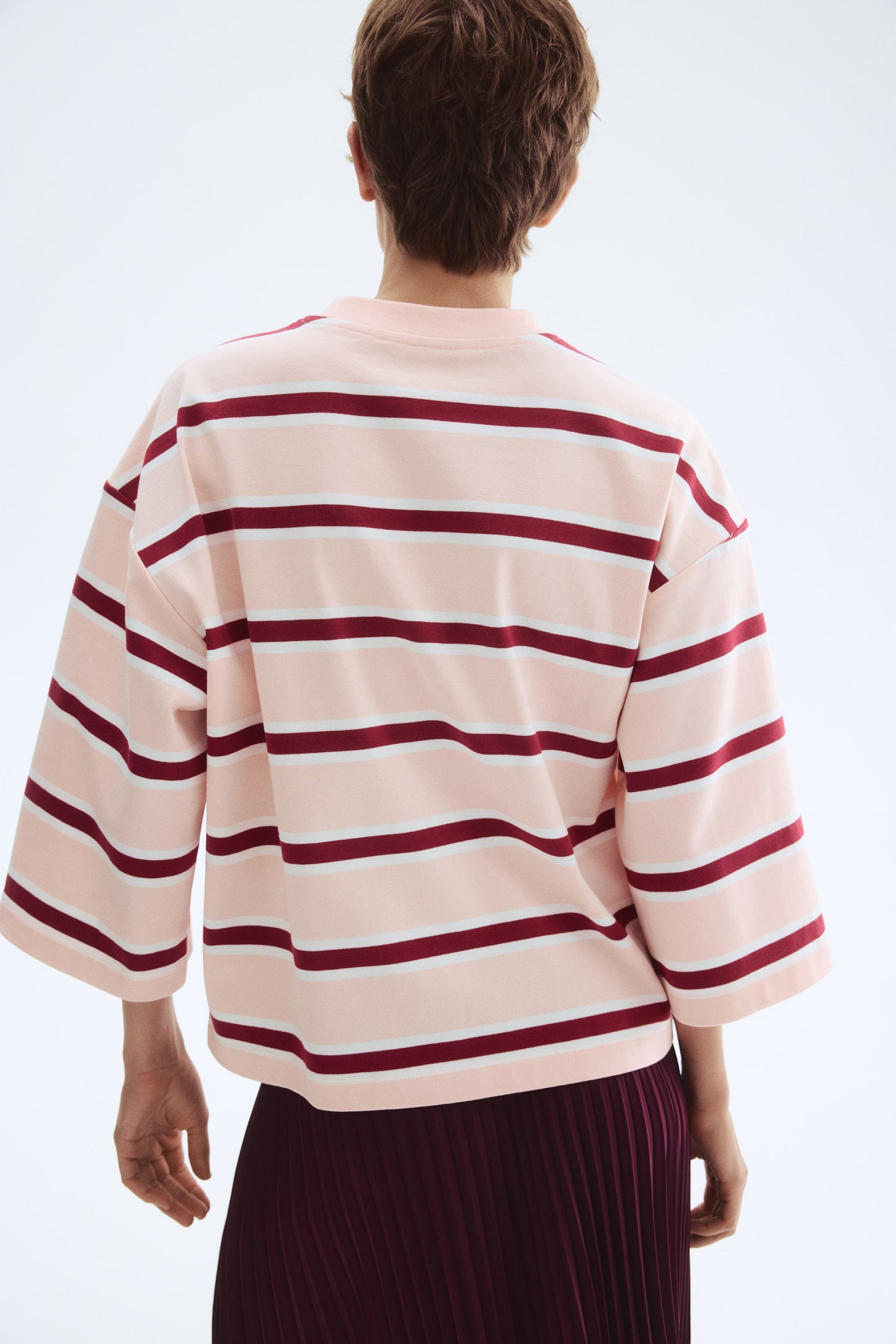 Loose-fit cotton top