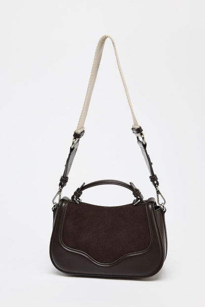 Leather crossbody bag