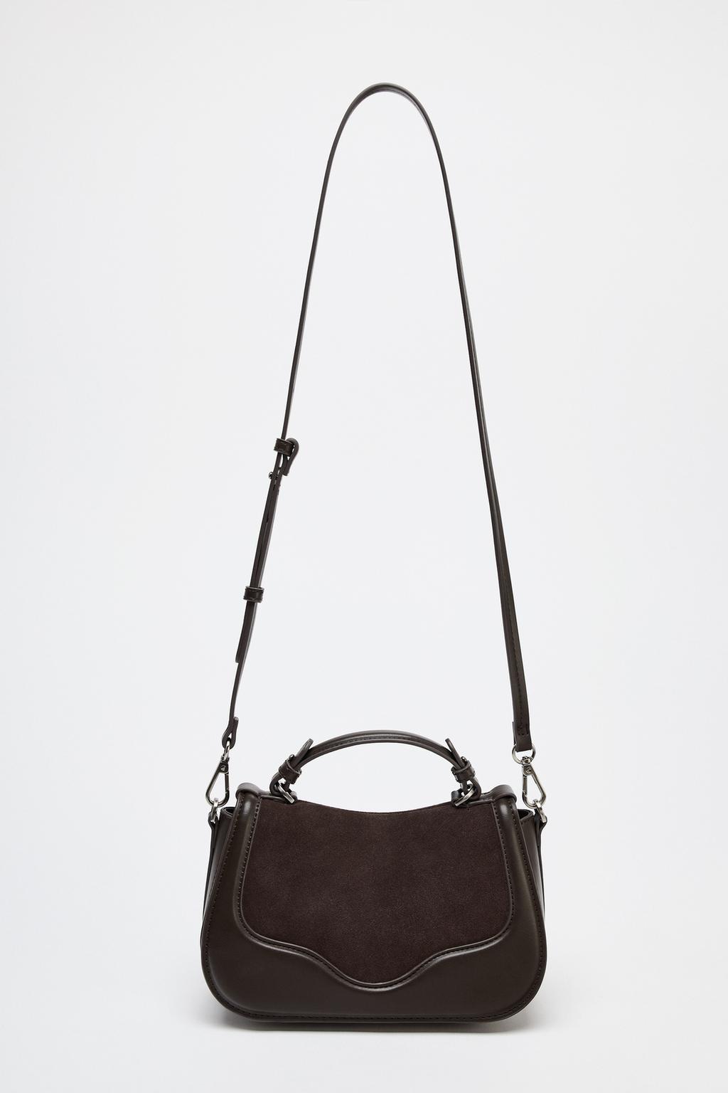 Leather crossbody bag