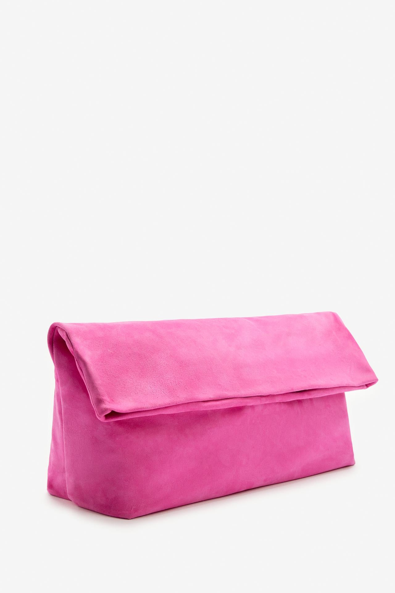 Limited Edition Split Suede Maxi Clutch