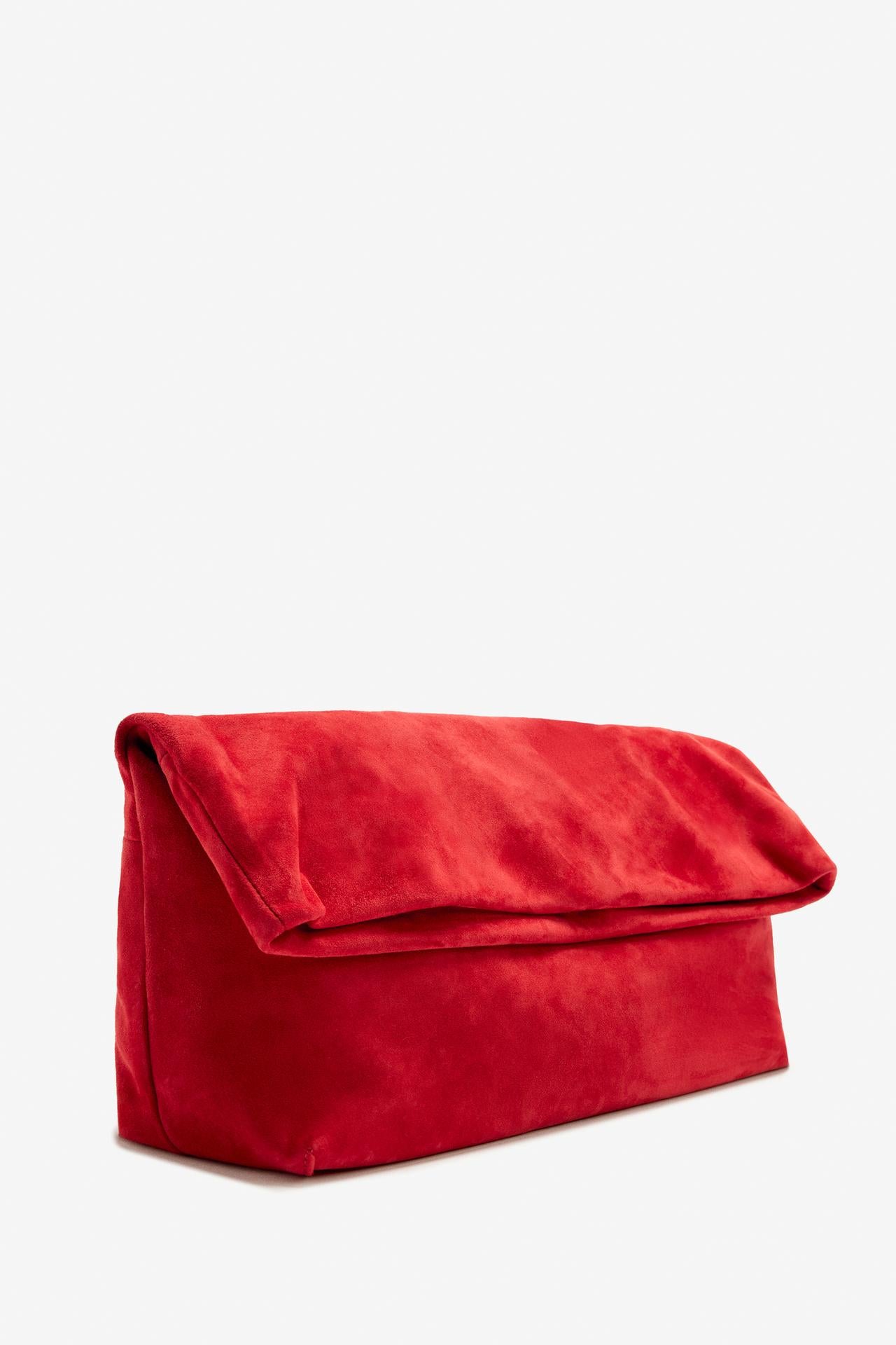 Limited Edition Split Suede Maxi Clutch