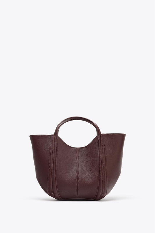 Mini City Bag with Topstitching