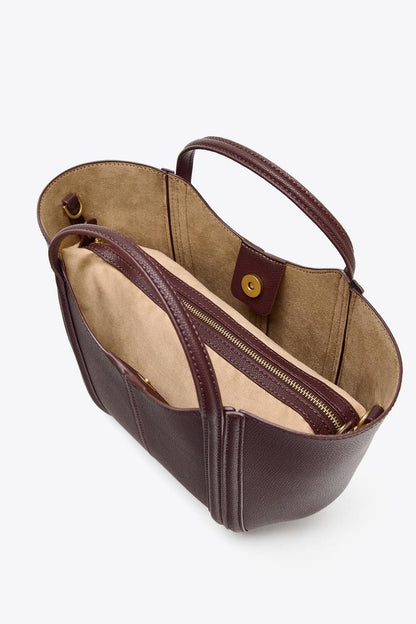 Mini City Bag with Topstitching