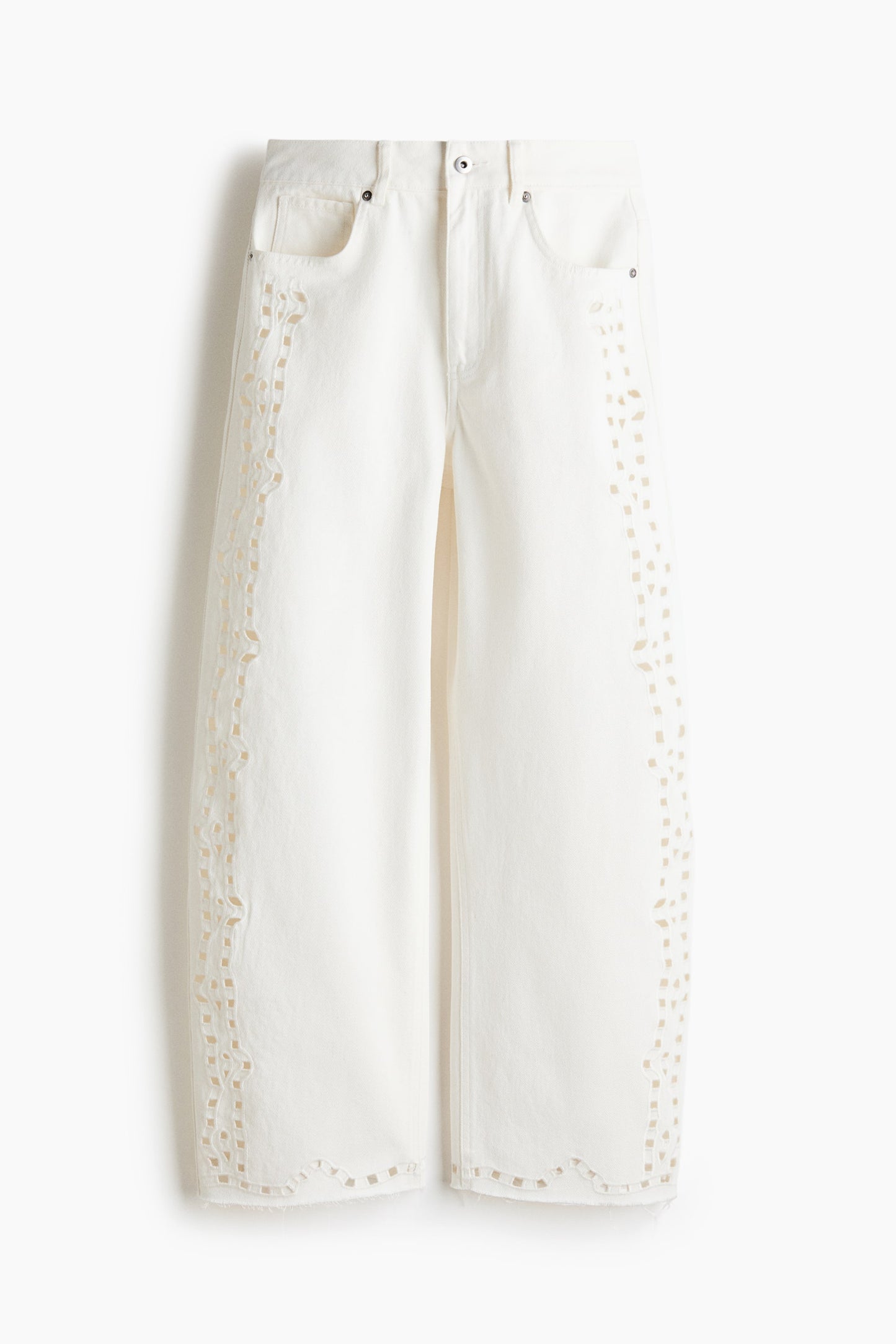 Broderie anglaise jeans