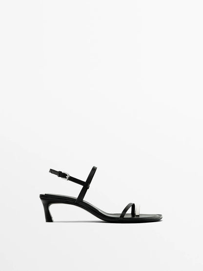 Heeled sandals