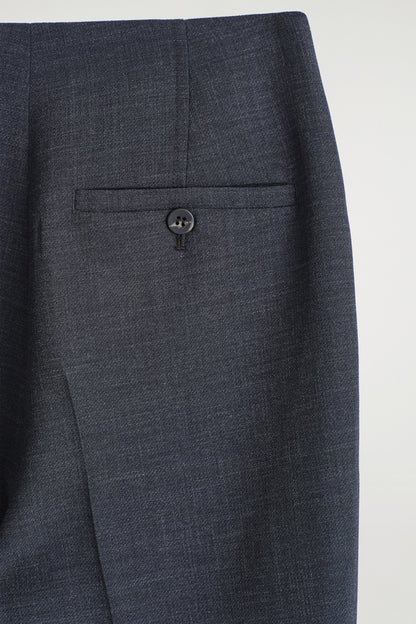 Wool-Blend Slim-Leg Trousers