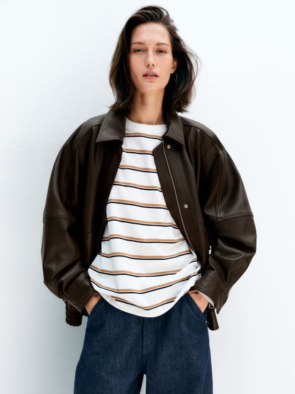 Relaxed Leather Jacket