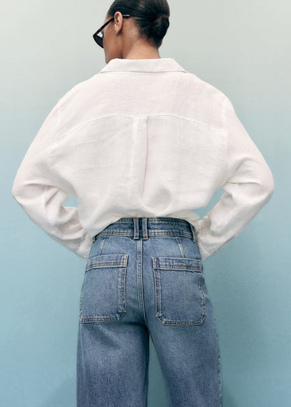 Catherin culotte high-rise jeans
