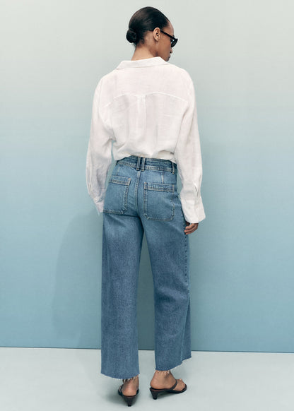 Catherin culotte high-rise jeans