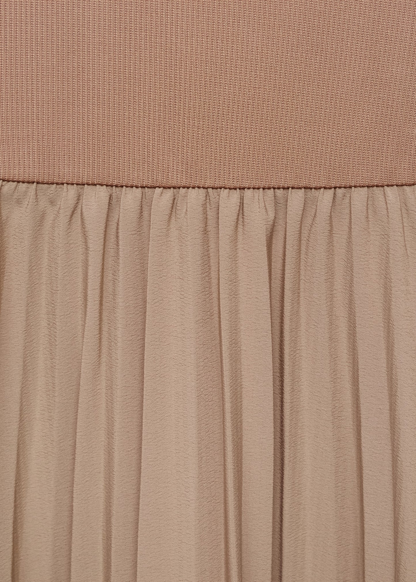 Combined pleated dress