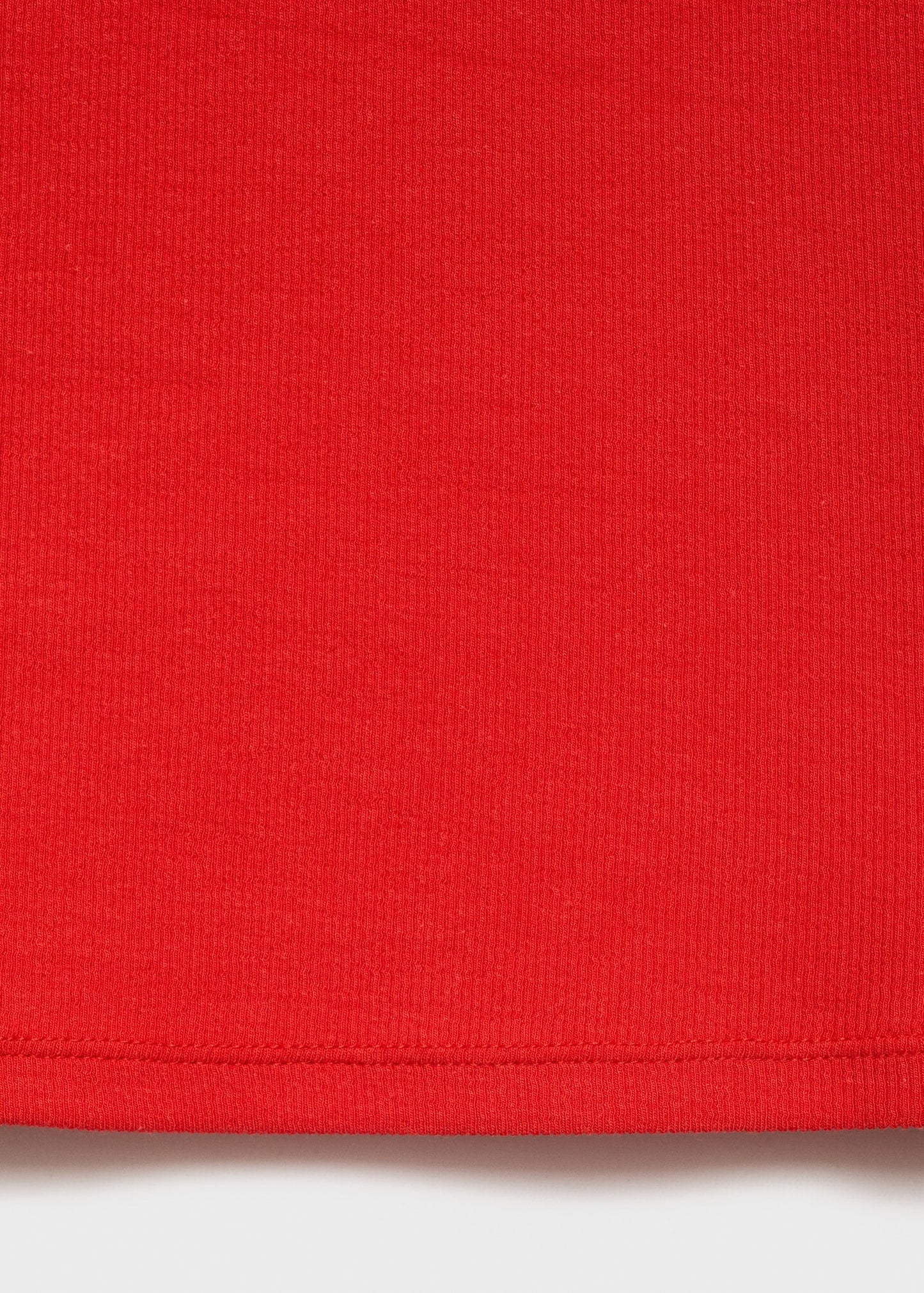 Asymmetrical top with contrasting trim