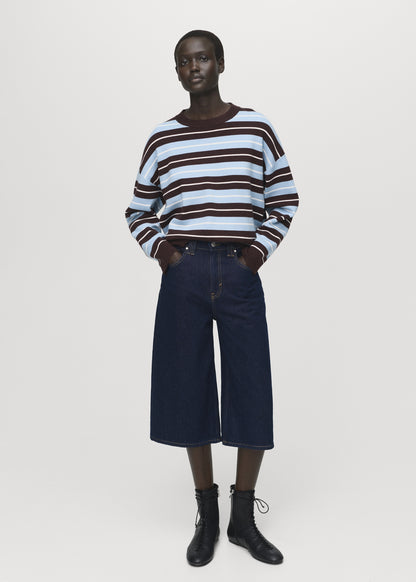 Oversized striped sweater