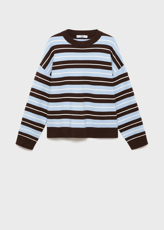 Oversized striped sweater