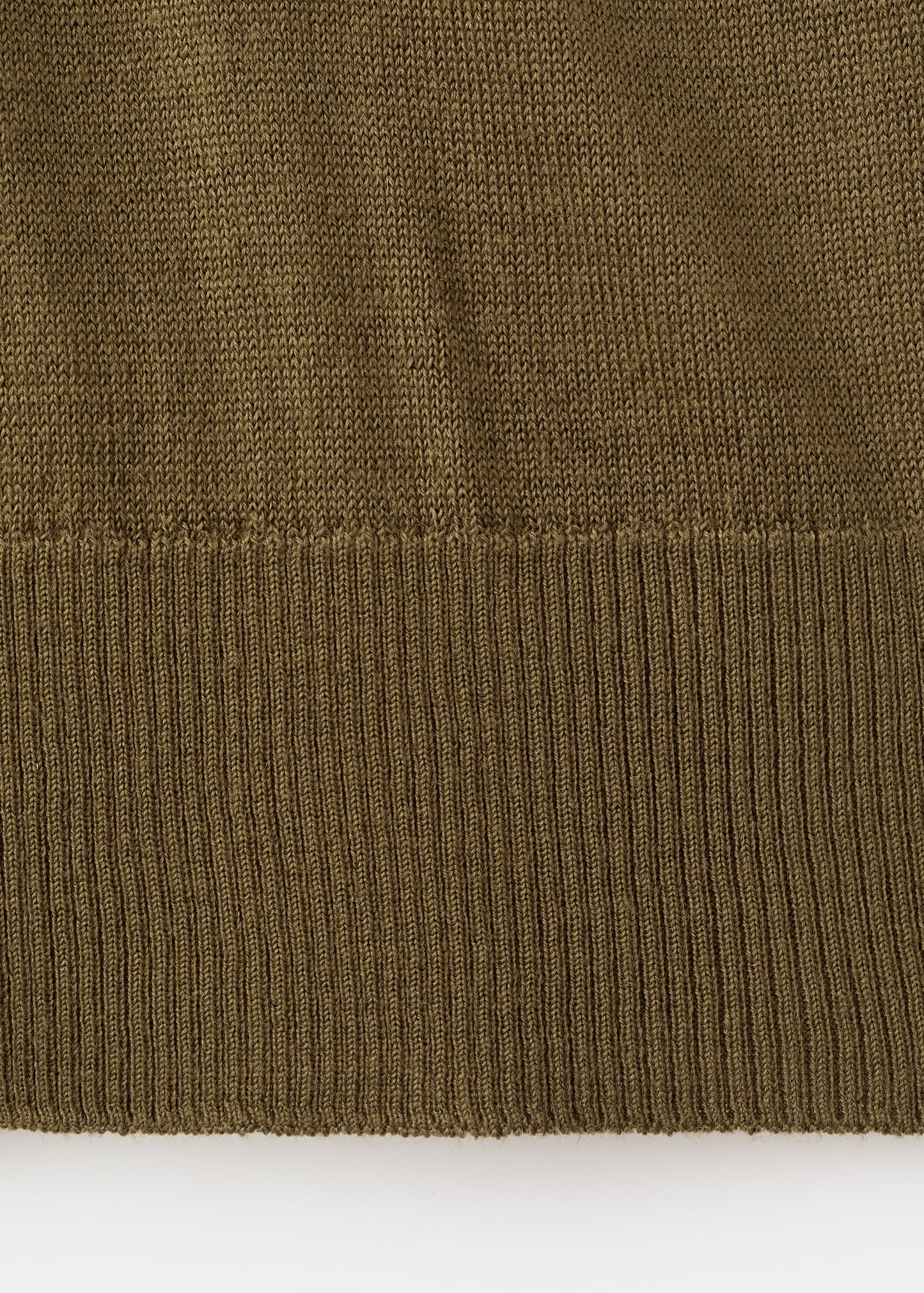 Knotted turtleneck sweater