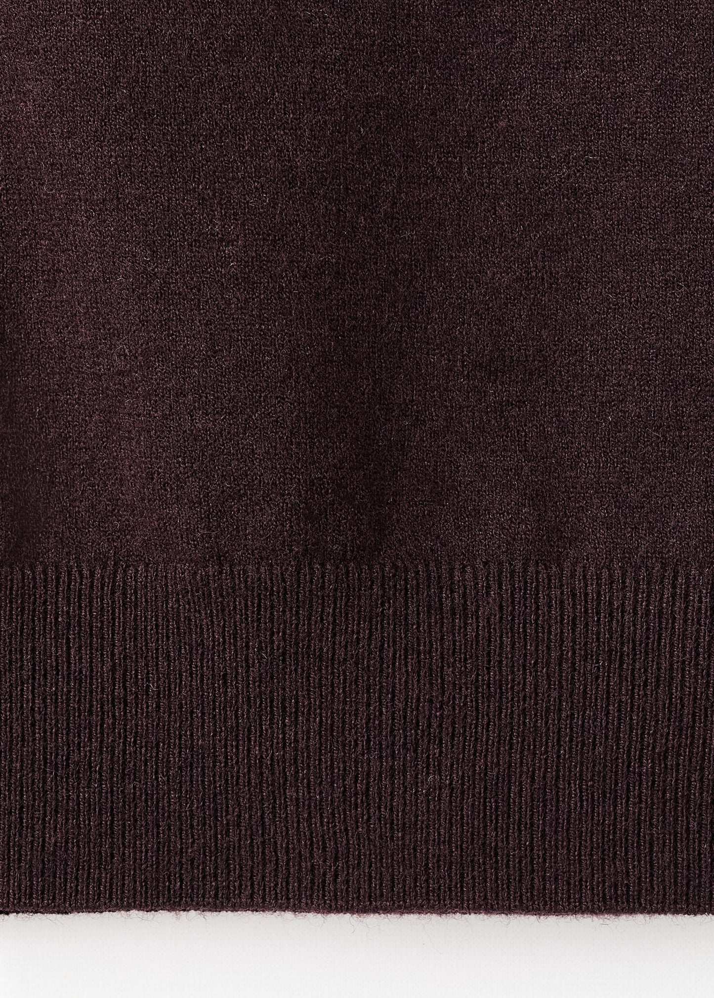Short-sleeved wool-blend sweater