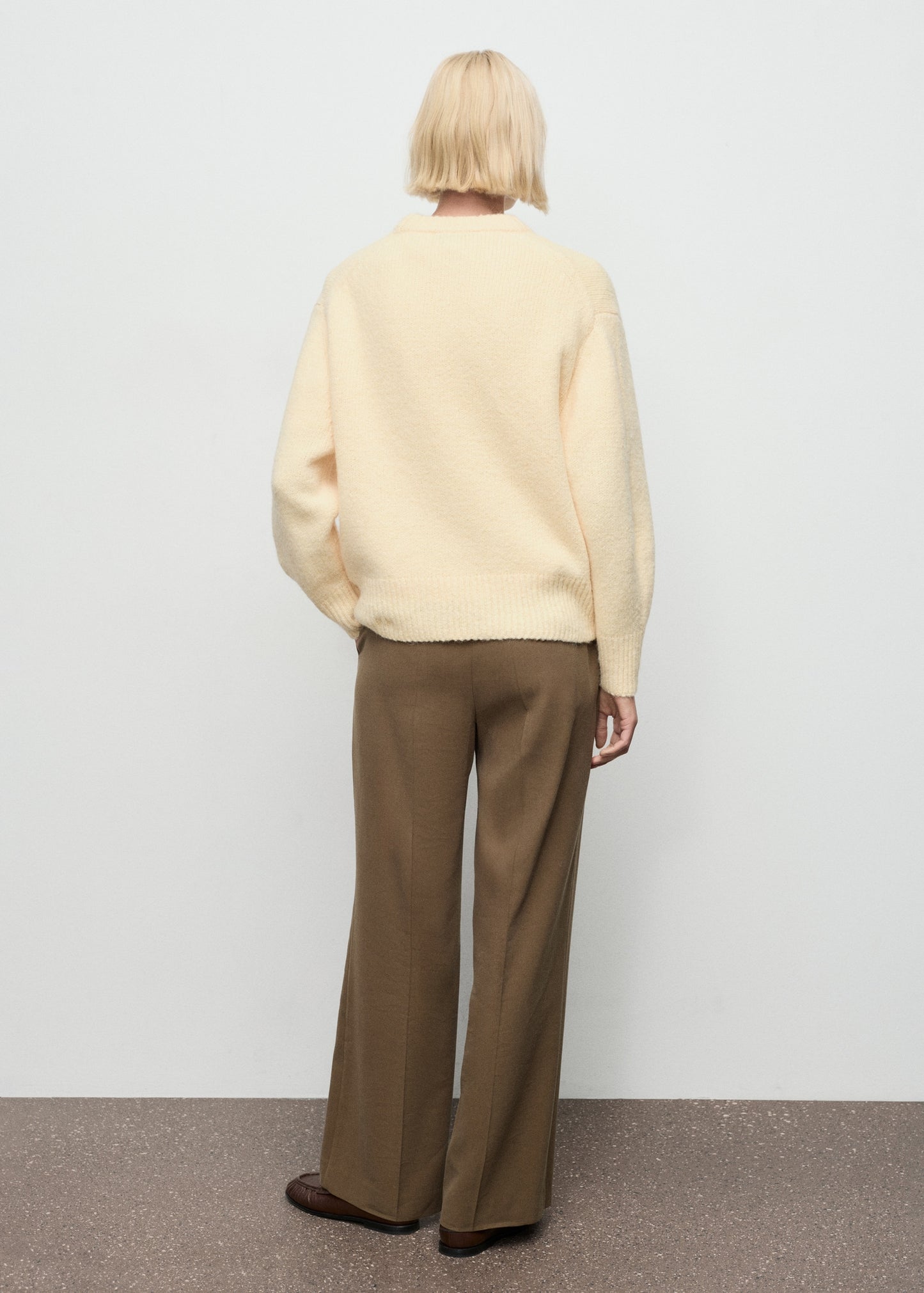 Chunky-knit sweater