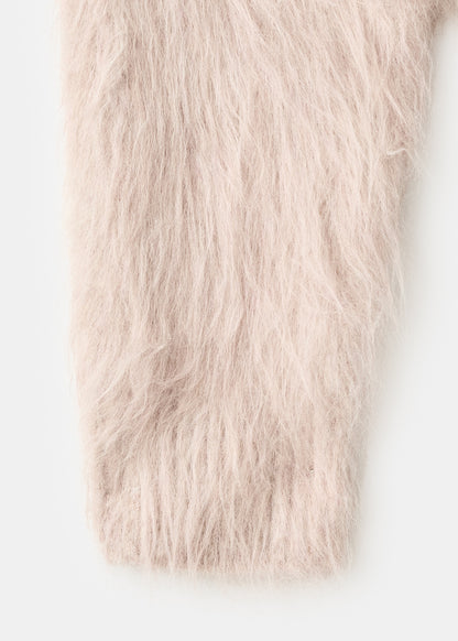 Fur-effect sweater