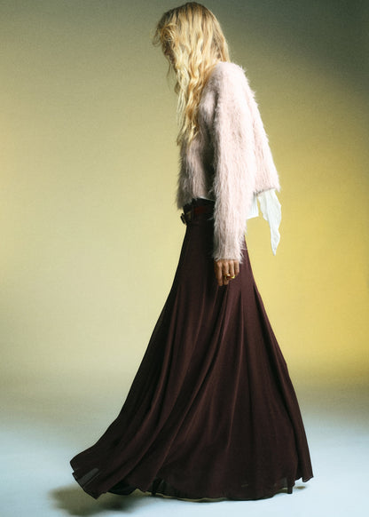 Fur-effect sweater
