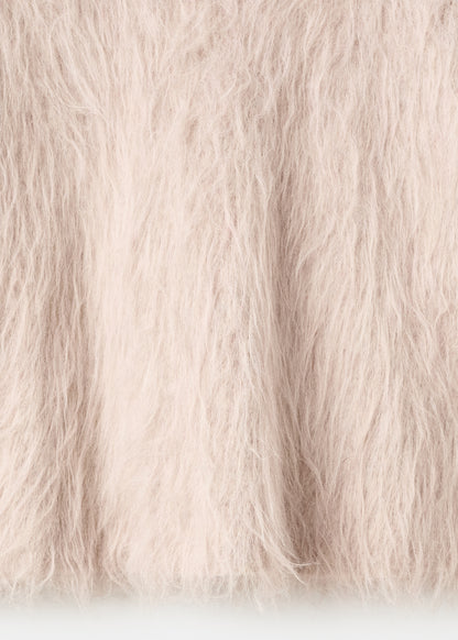 Fur-effect sweater