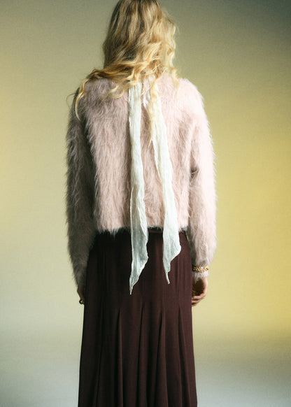 Fur-effect sweater