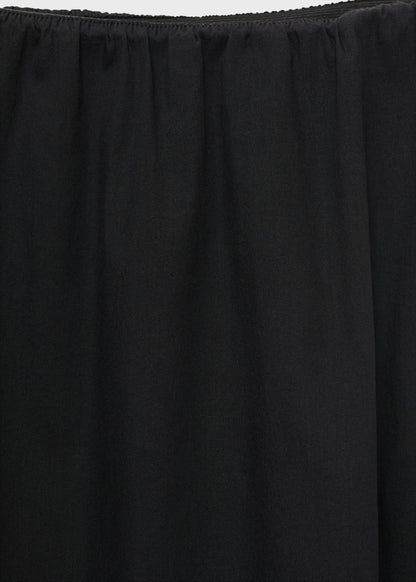 Flared cotton skirt
